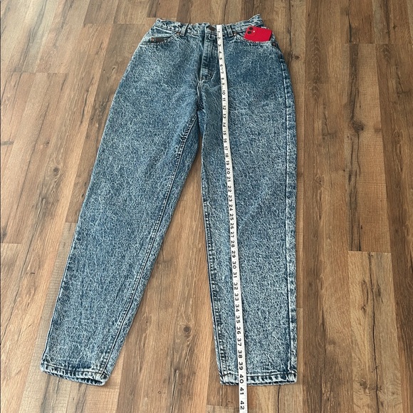 LEE WOMENS VINTAGE 90s ACID WASH HIGH RISE JEANS Sz 10 MED - Picture 5 of 11